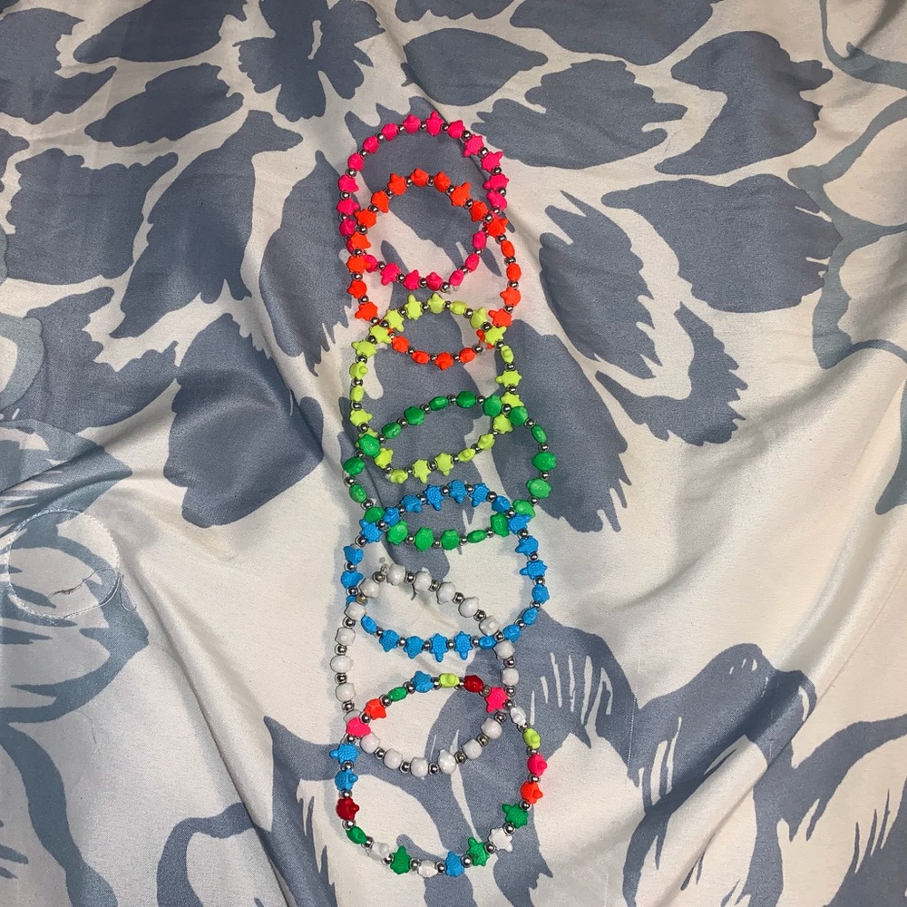 Rainbow Bracelets! Turtle,Pig,and Owl set!🌈🐢🐷🦉